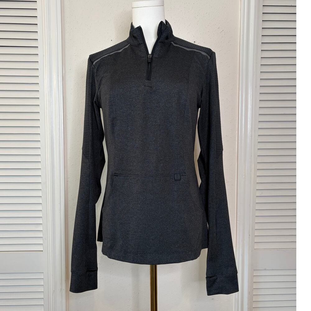 5.11 Tactical Tessa Heather Gray Half Zip Activewear Pullover S #Corpcore